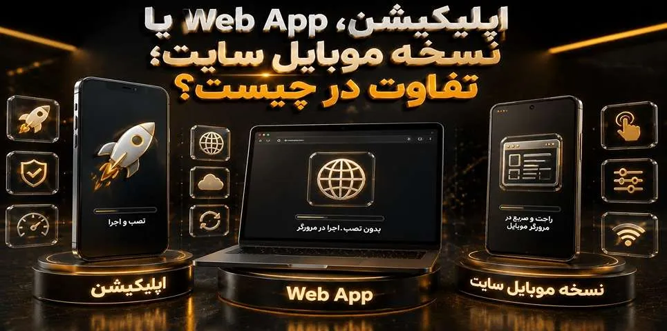 اپلیکیشن، Web App یا نسخه موبایل سایت؛ تفاوت در چیست؟